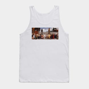 Cimabue's Madonna Carried in Procession by Frederic Leighton, Tank Top